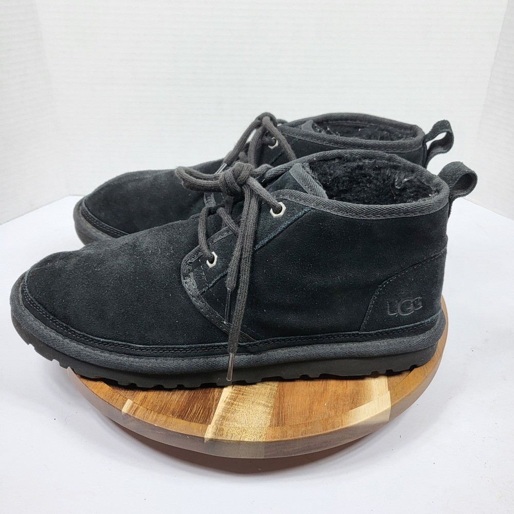 UGG Women Neumel Suede Chukka Boots Cozy Shearling Lined Size 10